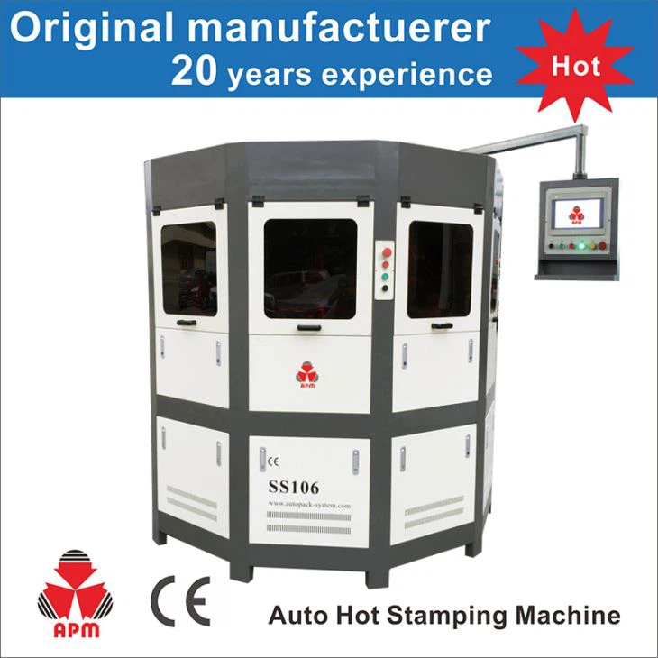 Qopqoq uchun avtomatik UV quritish ekranli bosib chiqarish mashinasi